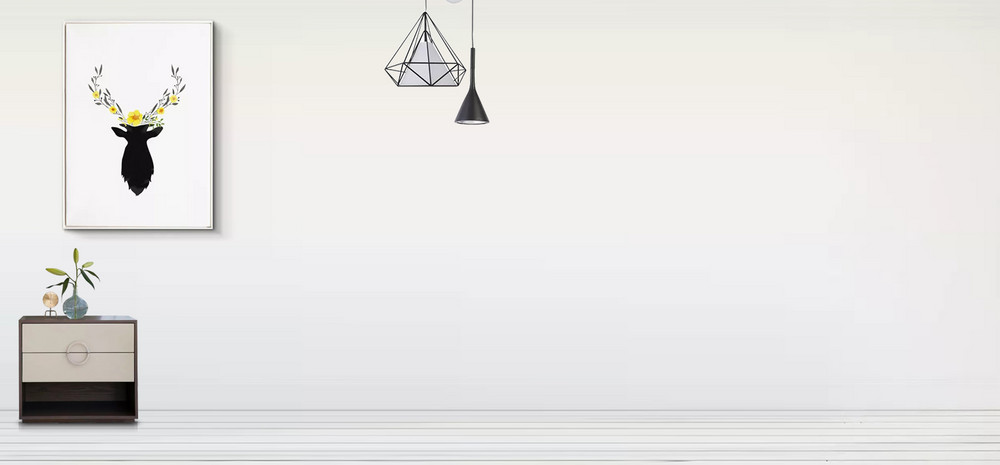 白色简约浪漫少女ins风家居背景海报