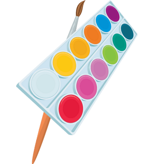 卡通颜料图片大全