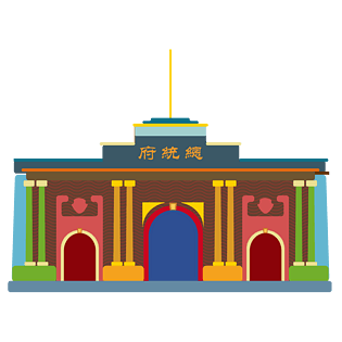 卡通扁平南京景点