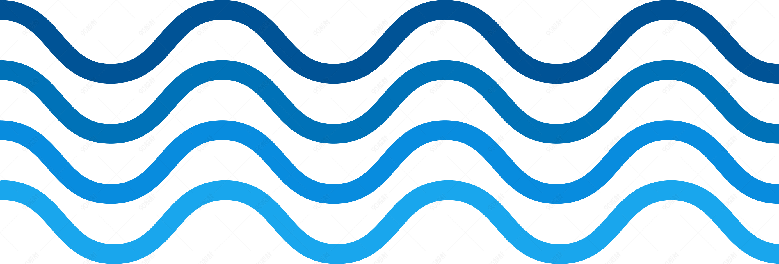 波浪【免抠元素PNG】-90设计网