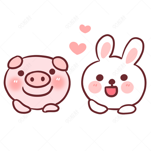 可爱卡通小动物头像