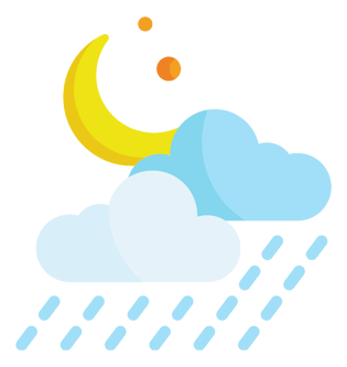 多云转小雨图片大全