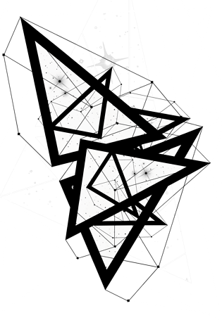 黑白几何图片大全