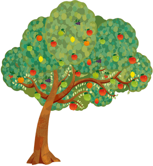 果树手绘图片大全