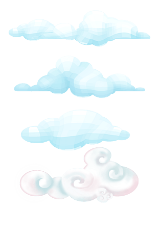 云彩装饰素材