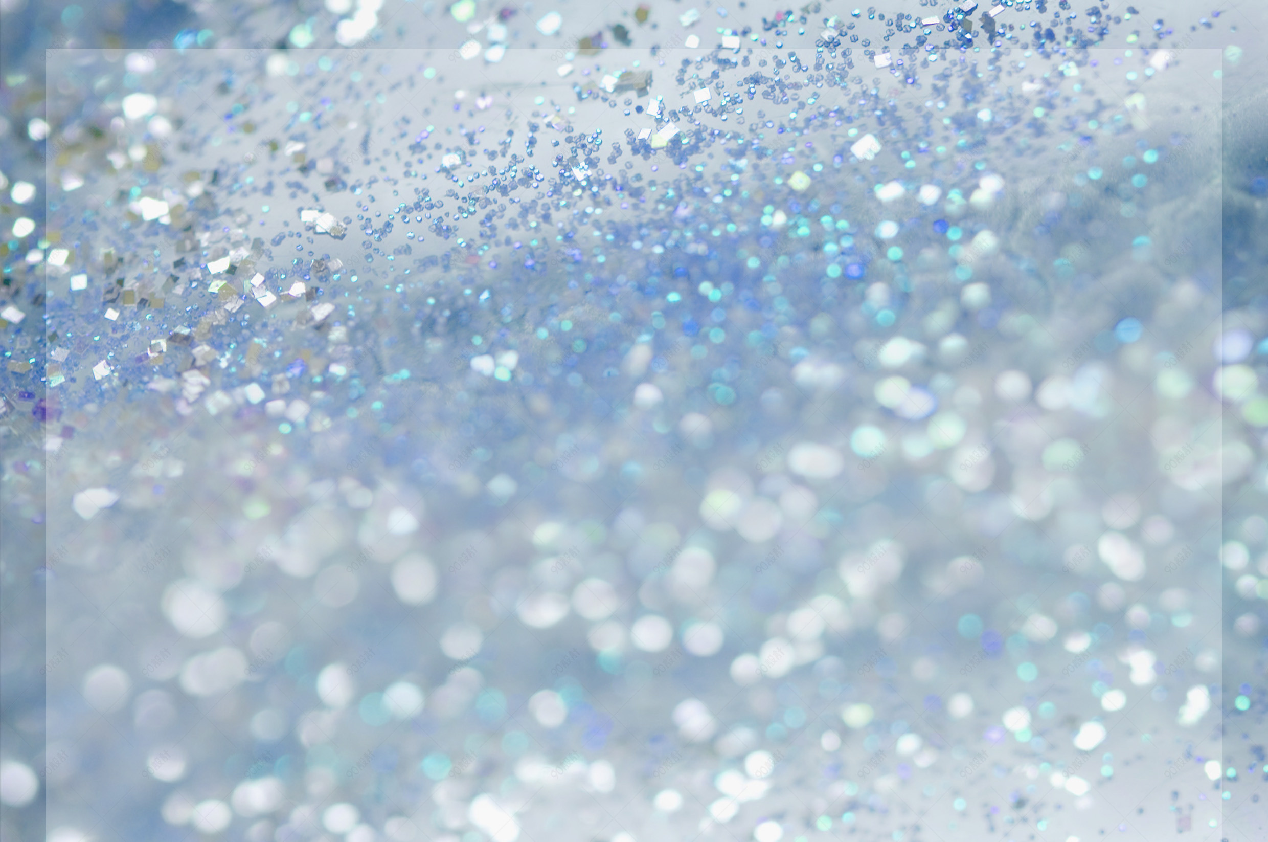 浅蓝色闪闪金沙珠宝饰品奢华海报背景