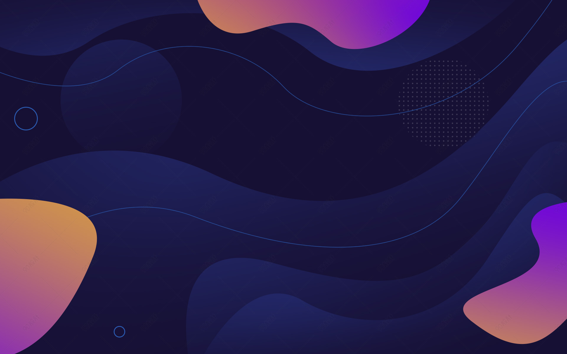 渐变流体扁平几何大气海报背景图【电商背景psd】-90设计网