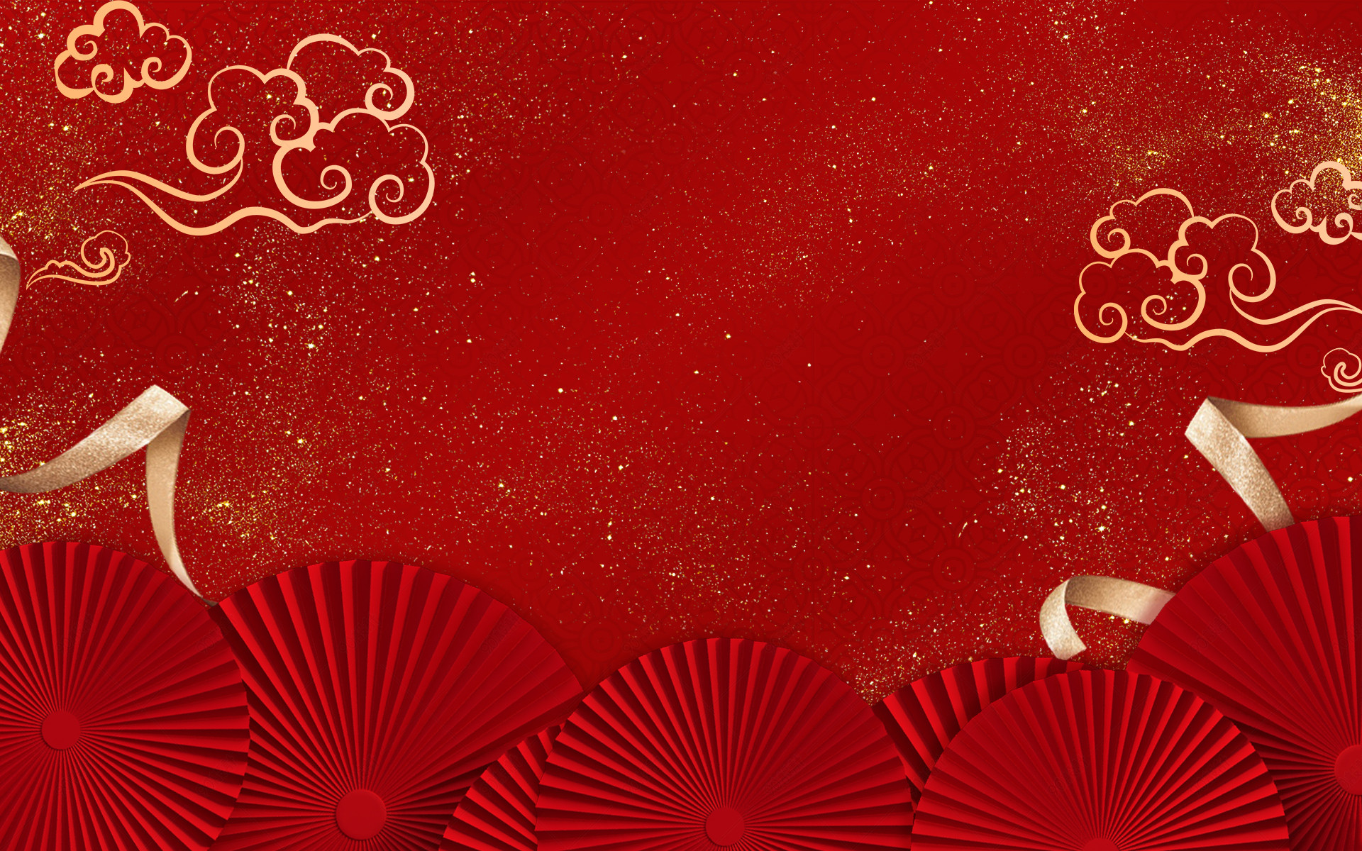 2021新年元旦喜庆大气海报贺卡背景