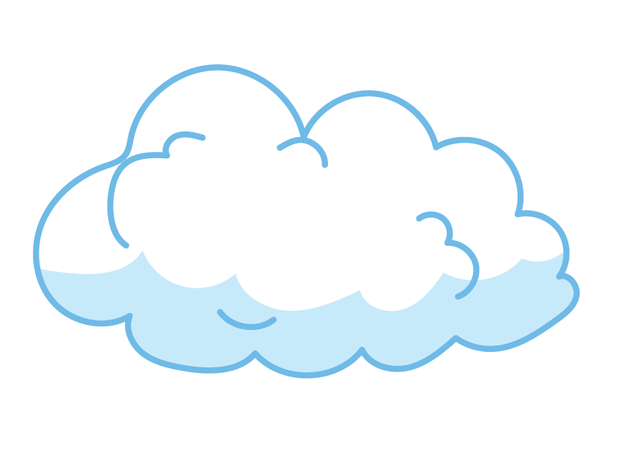 卡通小云朵图标