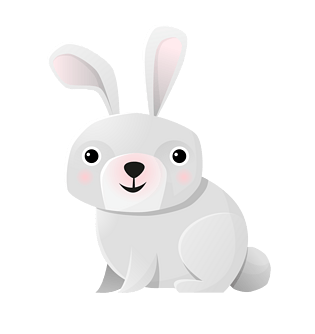 卡通小兔子