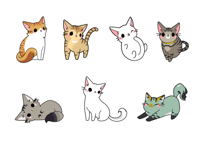 小猫图案图片大全