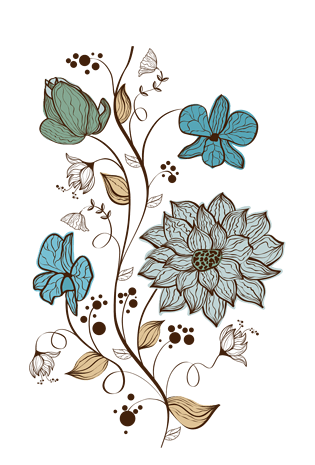 彩绘花卉图片大全