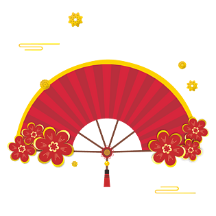 红色扇子图片大全 红色扇子图片素材 Png免费下载 90设计网