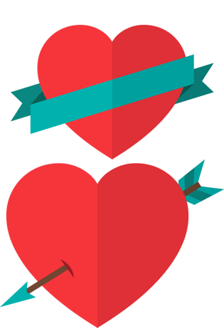 红色心形符号图标pngpsd2000*2000万箭攒心pngpsd2000*200090设计为您