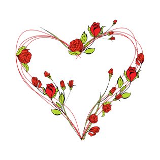 心形玫瑰素材图片大全