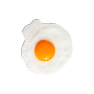 美食煎荷包蛋元素