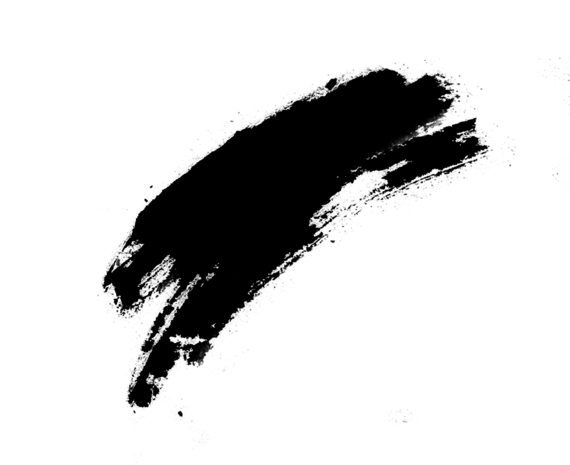 水墨笔刷黑色图片大全