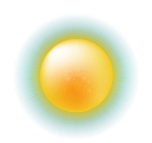 发光太阳图片大全