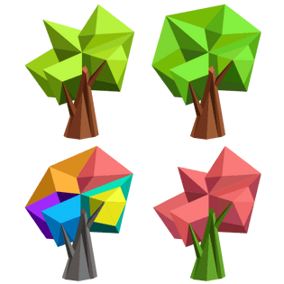 树几何图片大全