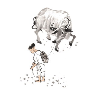 少年和牛pngpsd2000*2000放牛归马pngpsd2000*2000归马放牛pngpsd2000