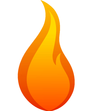 橙色火焰图片大全