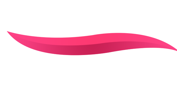 桃红色柳叶形状