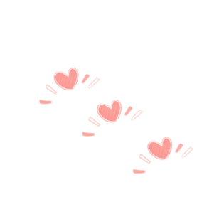 粉色心心小点缀元素