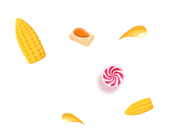 零食手绘插画免扣素材pngpsd2000*2000黄色糕点点心小面包甜品零食