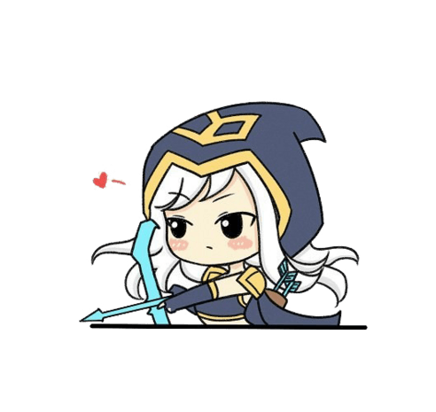 手绘动漫射箭小女生