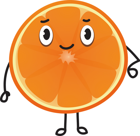 手绘水果橙子图片大全