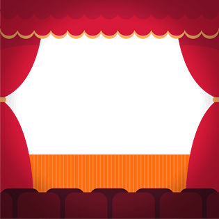 愚人节兔子小丑马戏团装饰pngpsd2000*2000卡通c4d电商装饰舞台背景