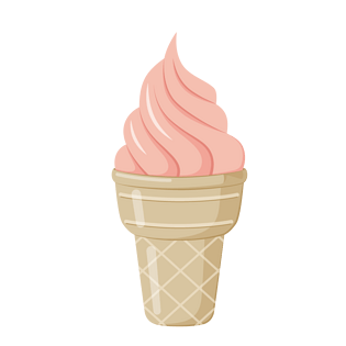 甜筒卡通冰淇淋图片大全