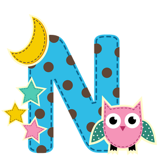 卡通字母n图片大全