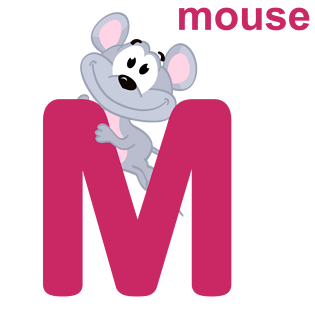 字母m卡通图片大全