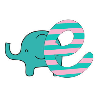 卡通字母e图片大全