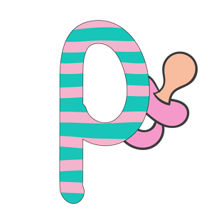 可爱卡通字母p图片大全