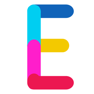 彩色e字母图片大全