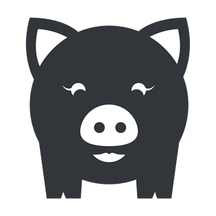 卡通黑猪图片大全