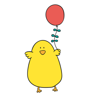 psd2000*2000卡通小鸡pngpsd2000*2000黄色萌萌鸡pngpsd2000*2000开