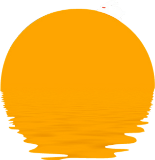 人物矢量婚纱黄鹤楼卡通唯美月亮水中倒影