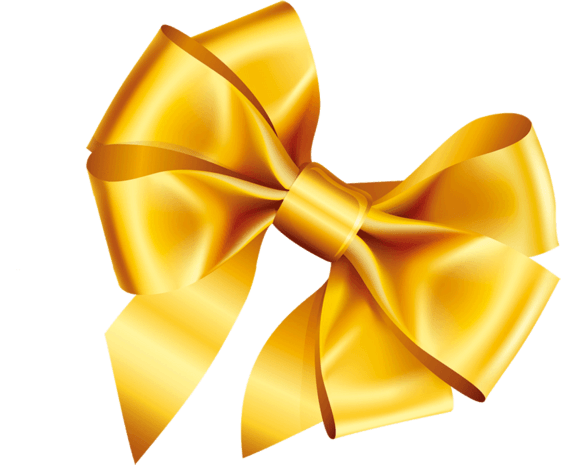 金色蝴蝶结礼品丝带包装礼盒元素设计pngpsd2000*2000立体金色礼品