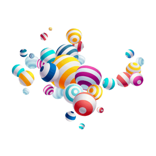 悬浮颗粒素材卡通立体c4d电商pngpsd2000*20003d粉色多边形悬浮颗粒