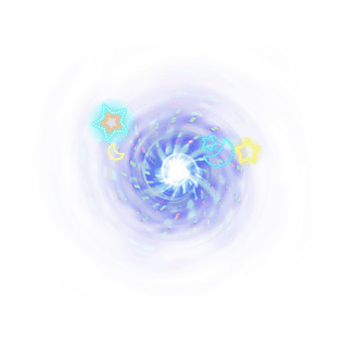 手机端蓝色光圈电脑端 手机端渐变蓝色装饰卡通插画光效光晕光感运刎