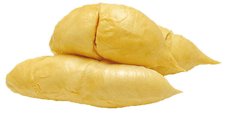 金灿灿的榴莲肉