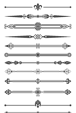 欧式线条图片大全
