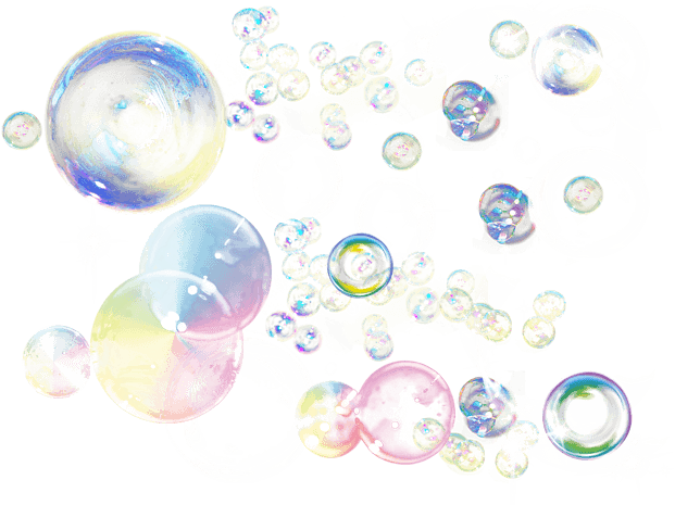 气泡漂浮素材