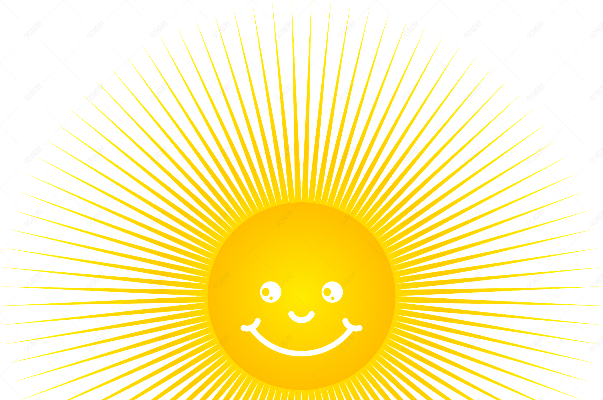 太阳微笑表情