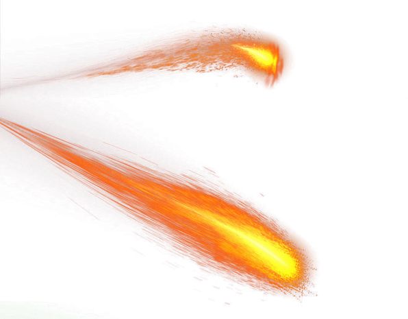 火山喷发的火焰效果元素