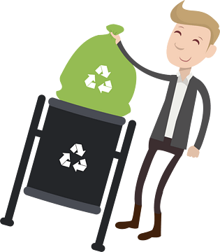 手绘垃圾图片大全