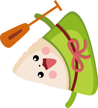 端午节粽子卡通手绘装饰元素
